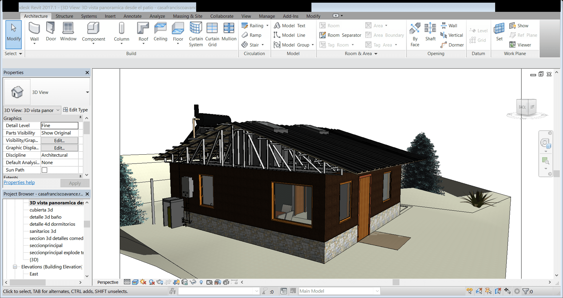 diseño casa social | Curso Revit Architecture (Online)